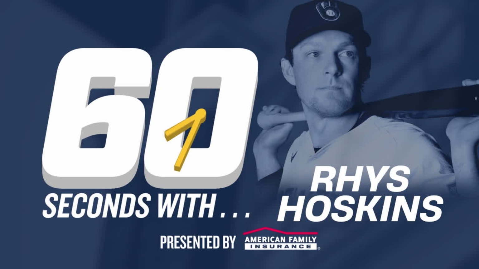 60 Seconds with Rhys Hoskins | 02/29/2024 | Milwaukee Brewers