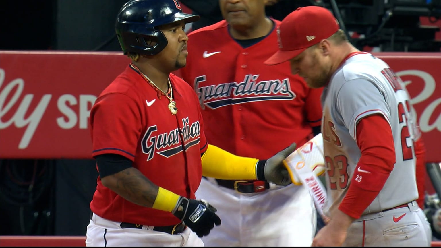 José Ramírez laces an RBI single to right field | 05/13/2023 ...