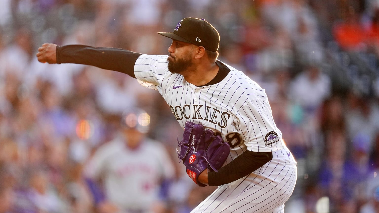 Germán Márquez fans Pete Alonso | 06/07/2025 | Colorado Rockies
