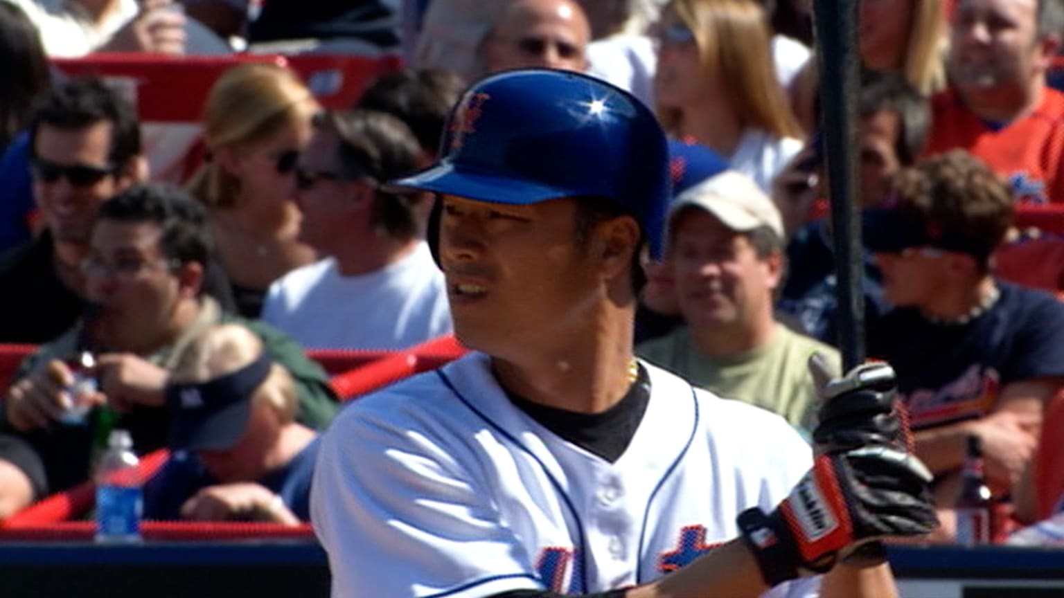 Koos hit against Randy Johnson