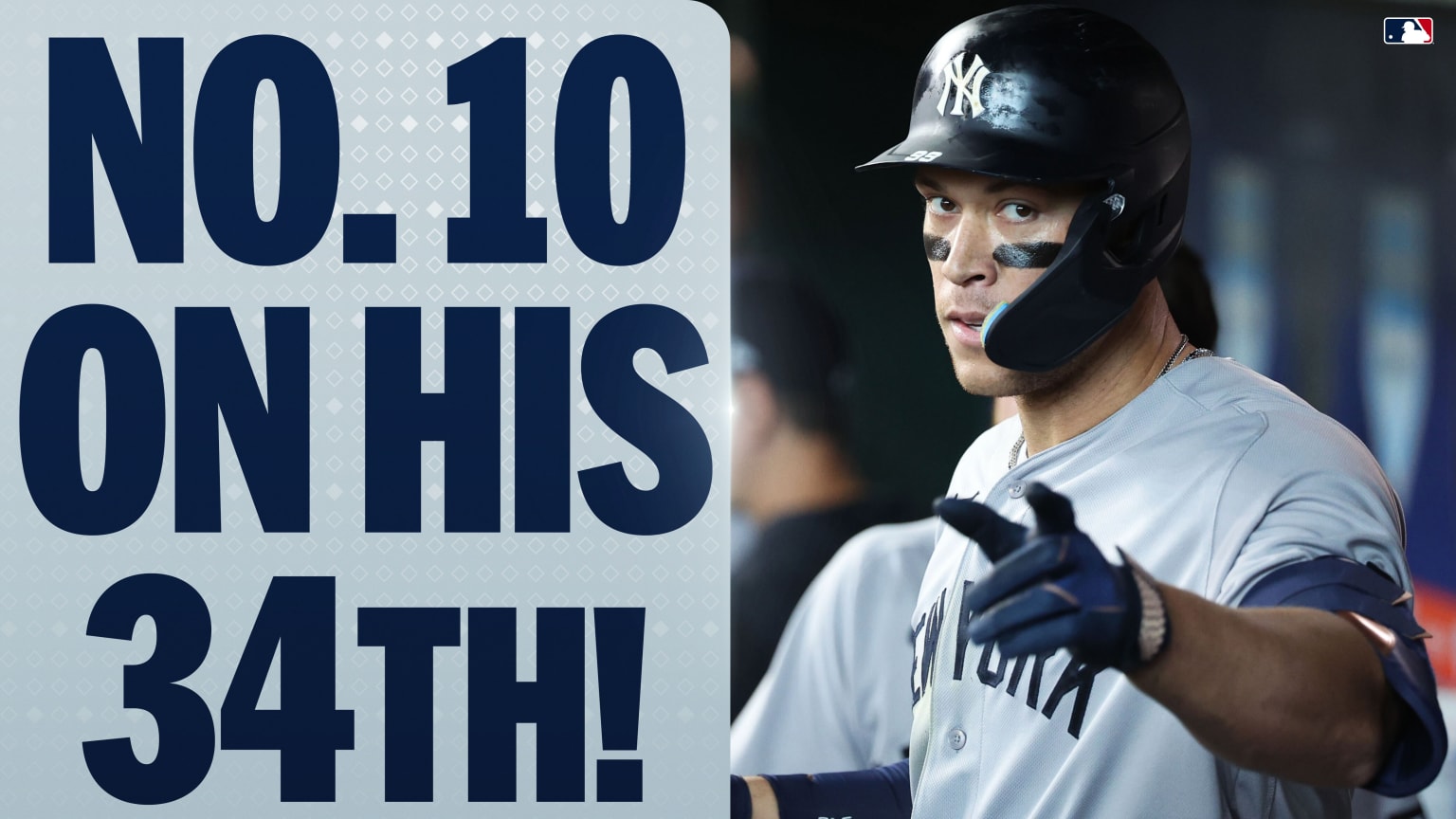 Aaron Judge's 10th HR of '26 on his 34th birthday | 04/26/2026 | MLB.com