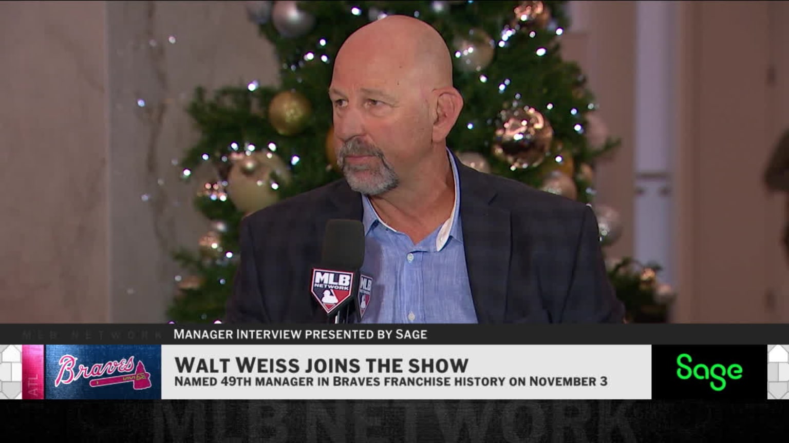 Walt Weiss on becoming Braves manager, team's outlook | 12/09/2025 ...