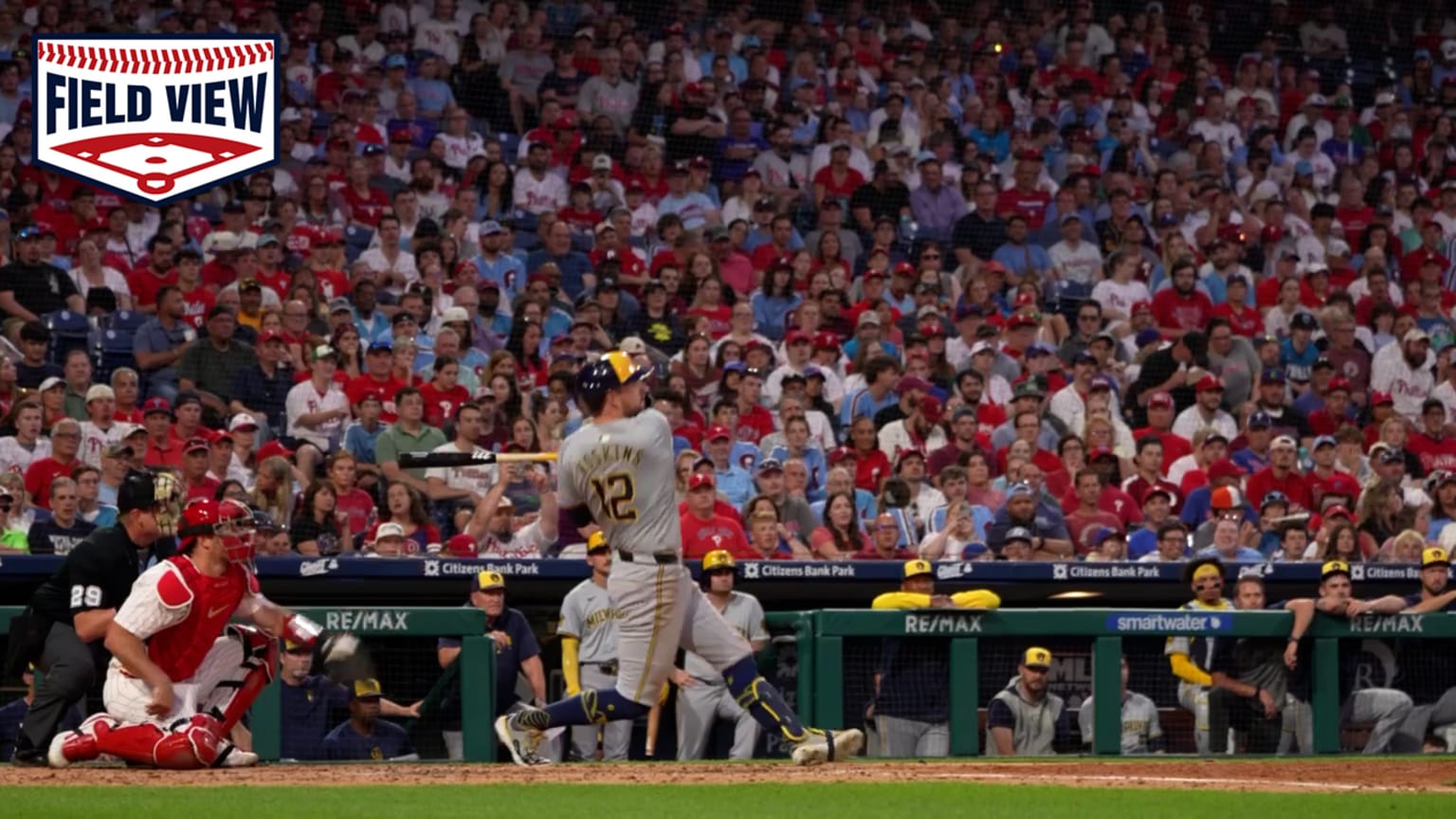 Field View: Rhys Hoskins' solo home run | 06/04/2024 | Milwaukee Brewers