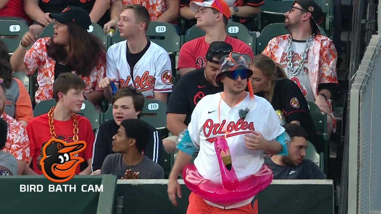 O's fans prepare for Bird Bath 05/12/2023