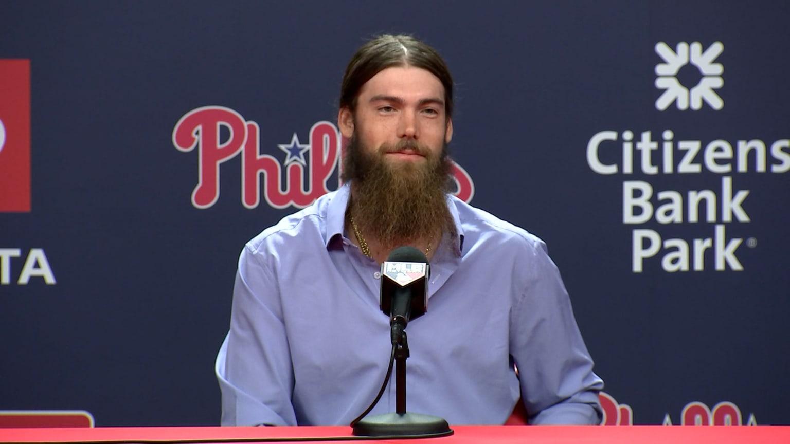 Brandon Marsh on Game 3 plans 13/10/2022 Los Phillies de Filadelfia