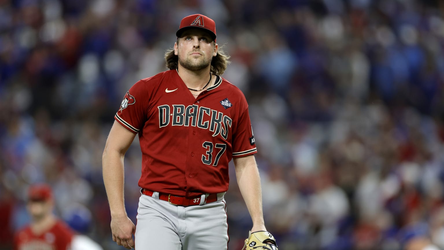 Kevin Ginkel escapes jam in 8th 10/27/2023 Arizona Diamondbacks