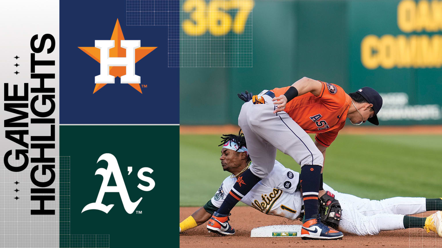 Houston Astros vs. Oakland Athletics Highlights