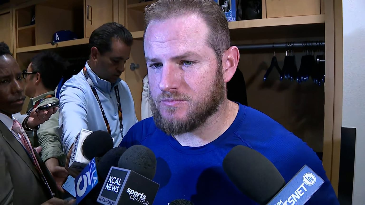 Max Muncy talks NLCS Game 2 loss 10/14/2024 Los Angeles Dodgers