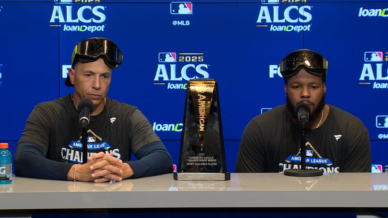 Vladimir Guerrero Jr. discusses winning ALCS MVP | 10/20/2025 | MLB.com