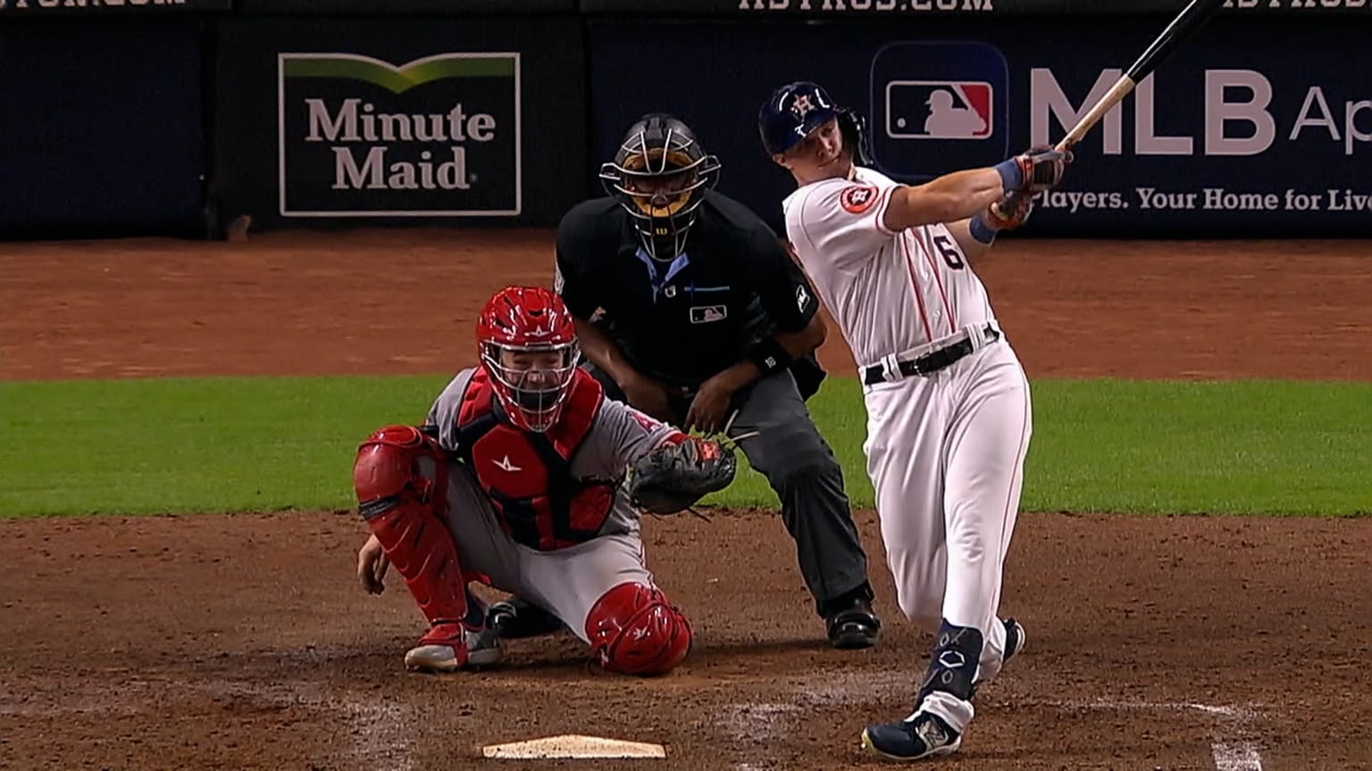 May 15, 2023, Houston, Texas, United States: Houston Astros center fielder Jake  Meyers (6) bats in