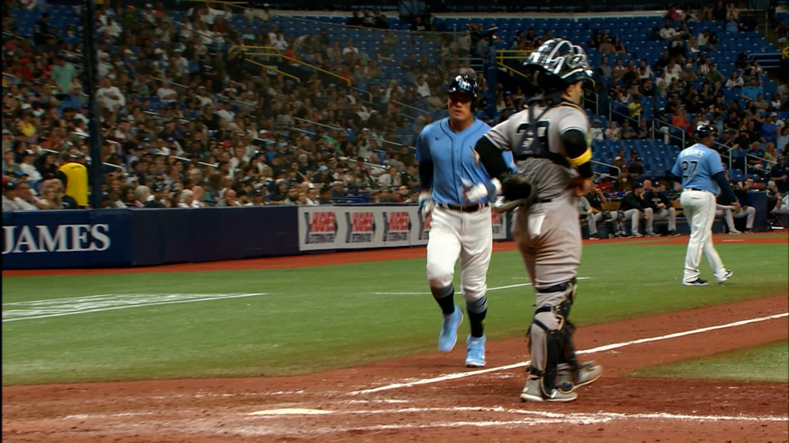 Taylor Walls walks with the bases loaded to score run | 09/02/2022 ...