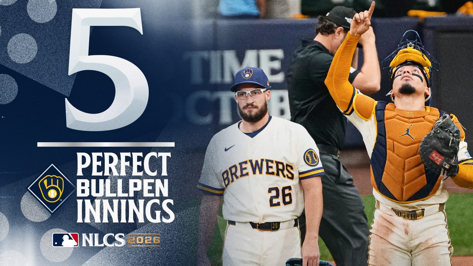 Brewers bullpen's historic five perfect innings | 10/12/2026 | MLB.com