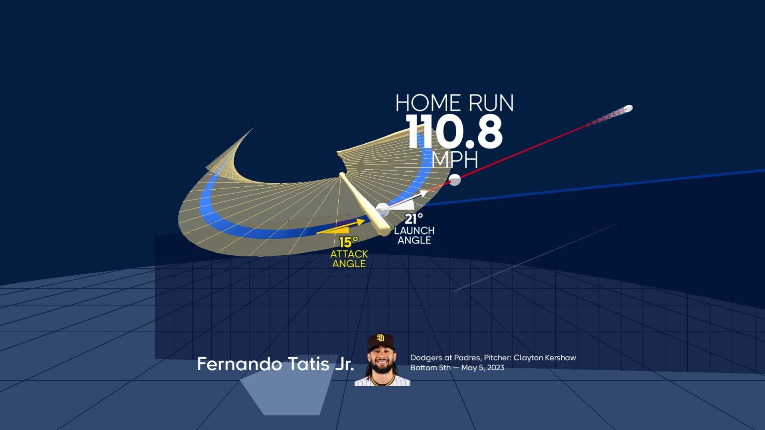 An animated look at Fernando Tatis Jr.'s home run | 05/05/2023 | MLB.com