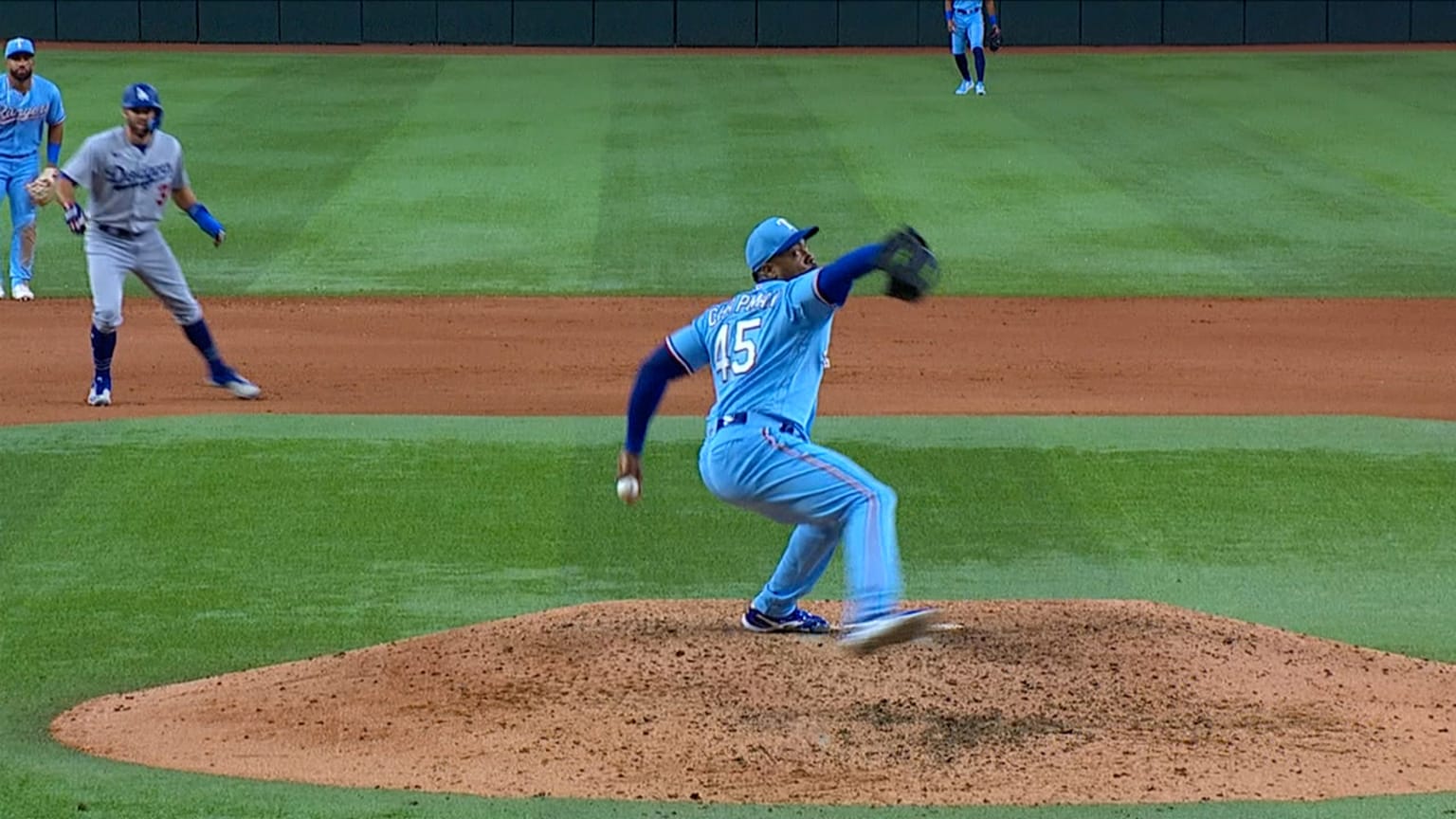 Glendale, United States. 24th Feb, 2023. Kansas City Royals pitcher Aroldis  Chapman (54) pitches against the Milwaukee Brewers in the third inning of  an MLB spring training baseball game at American Family