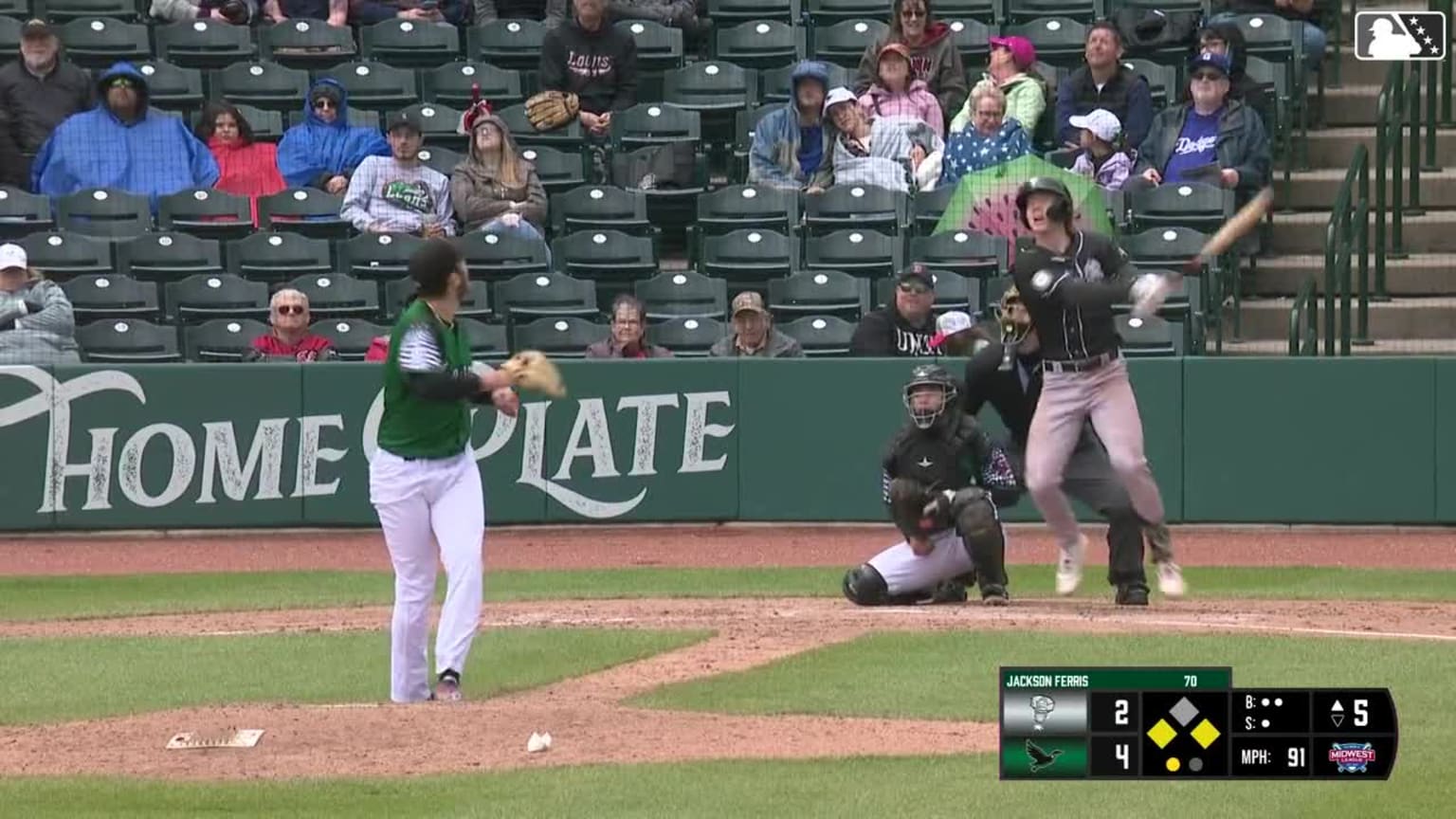 Henry Bolte's opposite field threerun homer 05/11/2024 Athletics