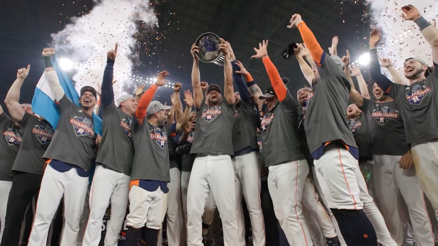 The Astros win the World Series! 