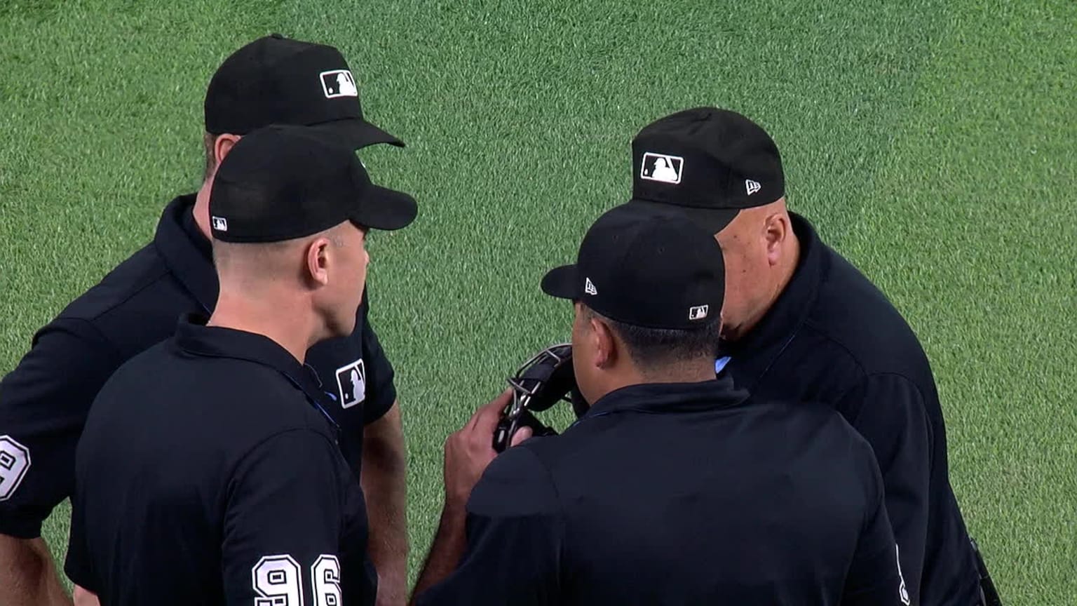 Foul call stands after review 09/18/2023 New York Mets