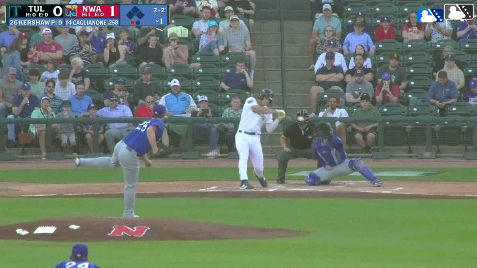 Caglianone doubles off rehabbing Kershaw | 04/23/2025 | Kansas City Royals