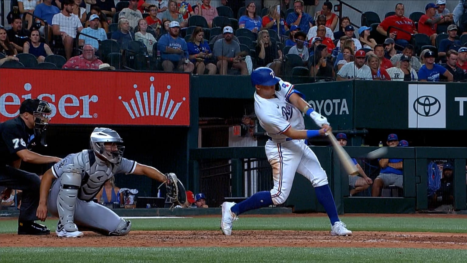 Josh Jung's tworun home run (21) 08/02/2023 Texas Rangers