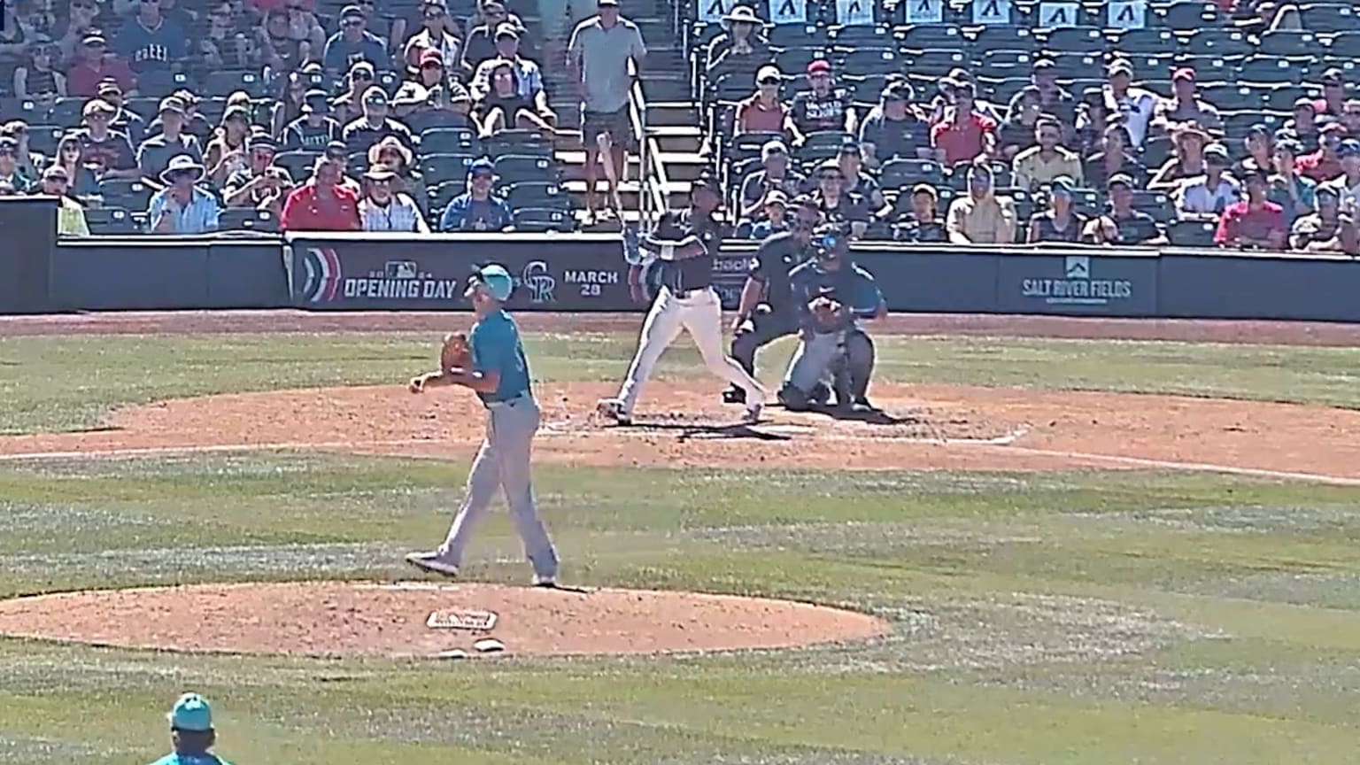 Ketel Marte's first homer of Spring Training 03/22/2024 Arizona