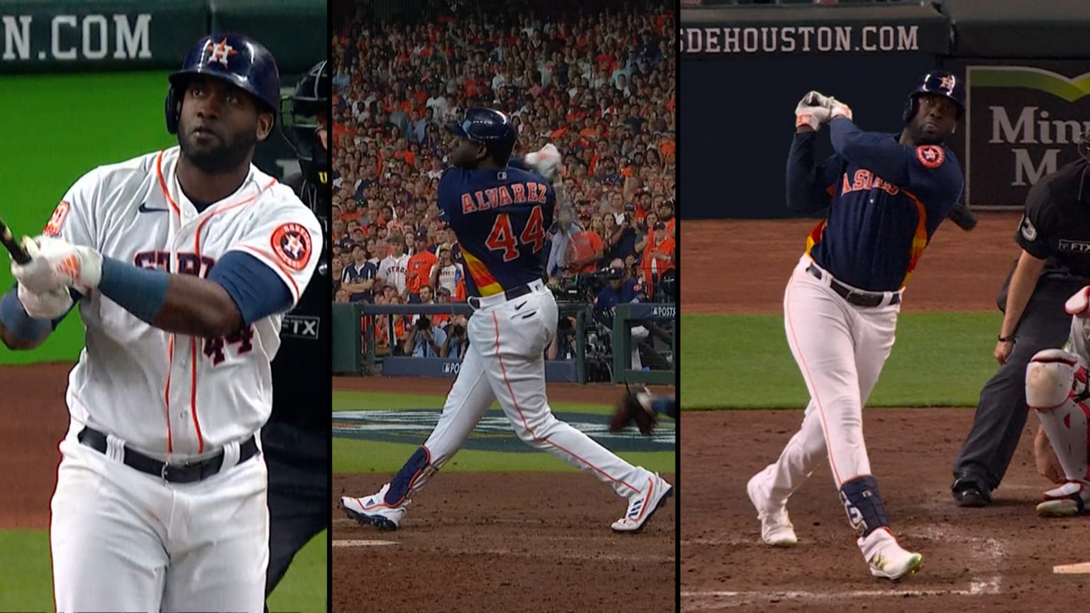 Yordan Alvarez hits 3 go ahead HRs in 2022 postseason 11/06/2022