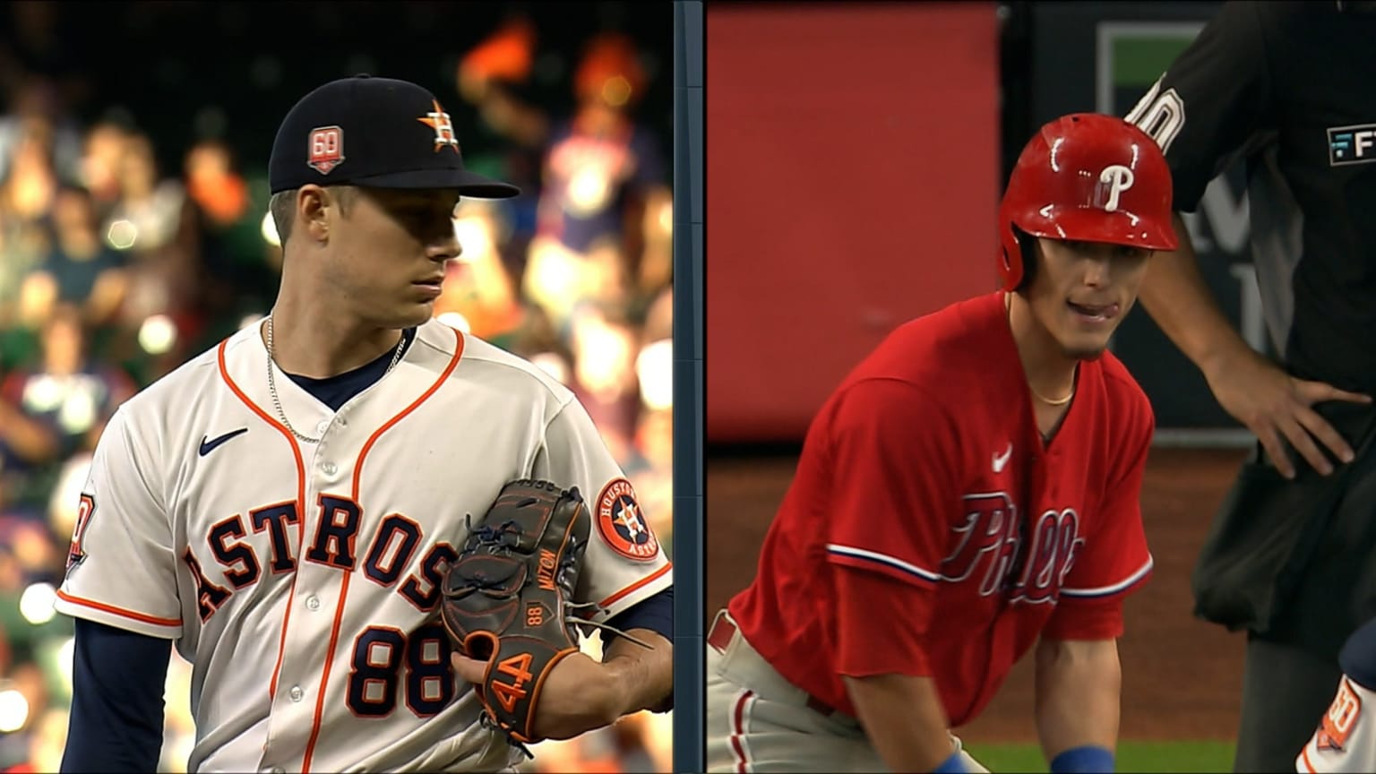 Nick Maton singles off his brother, Phil Maton | 10/05/2022 | MLB.com