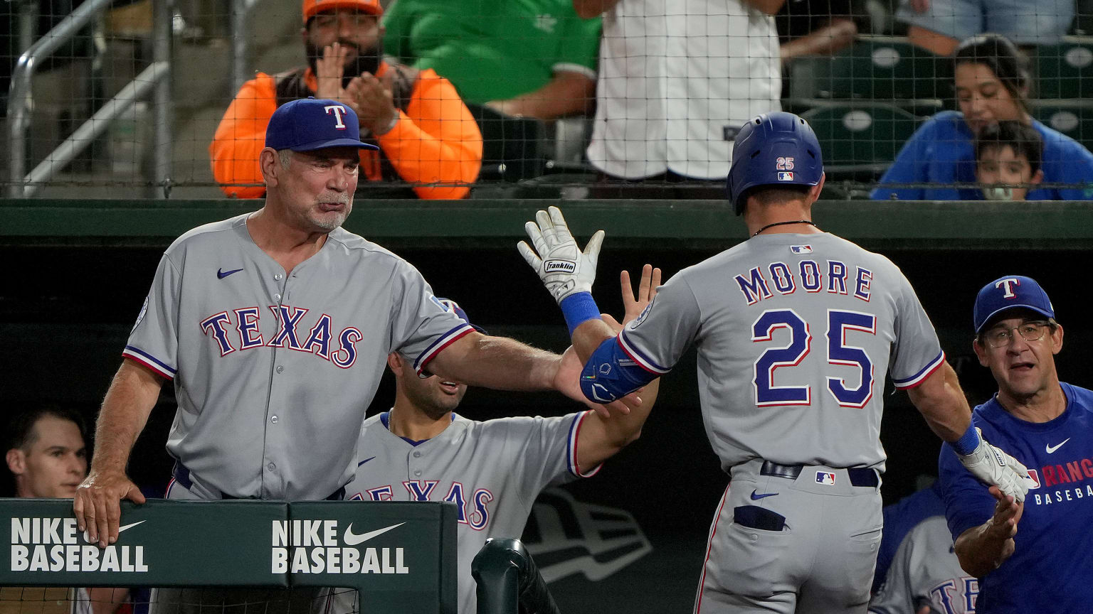 Dylan Moore's two-run homer (10) | 08/30/2025 | Texas Rangers