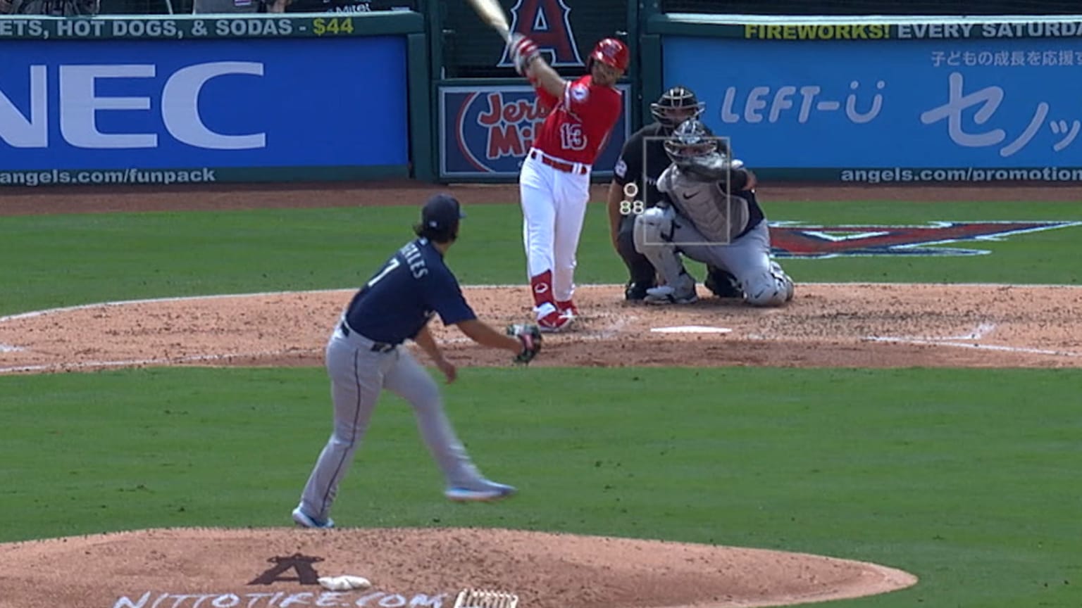 Liván Soto pega 1er hit en MLB | 18/09/2022 | Los Angels de Los Angeles