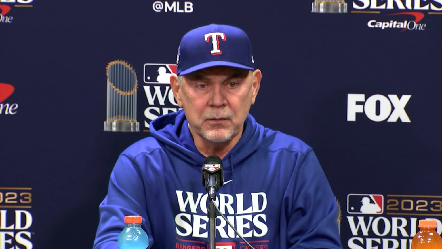 Bruce Bochy talks staying focused, building chemistry | 10/30/2023 ...