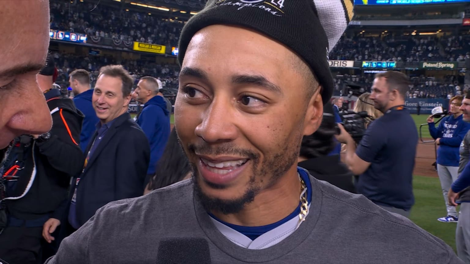 Mookie Betts on Dodgers' World Series victory 10/30/2024 Los