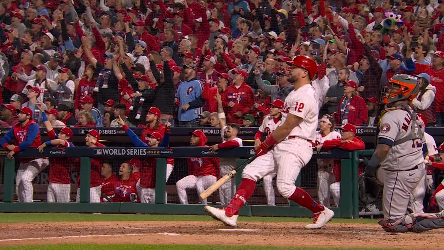 Kyle Schwarber ropes a two-run homer in the 5th | 11/01/2022 ...
