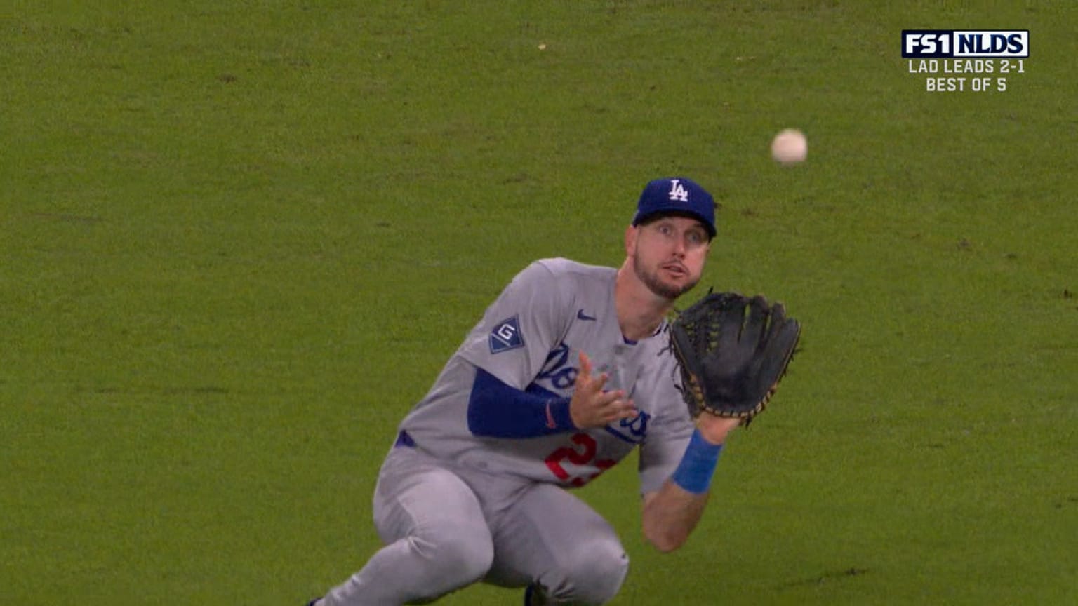 Kyle Tucker's falling catch ends threat | 10/07/2026 | Los Angeles Dodgers