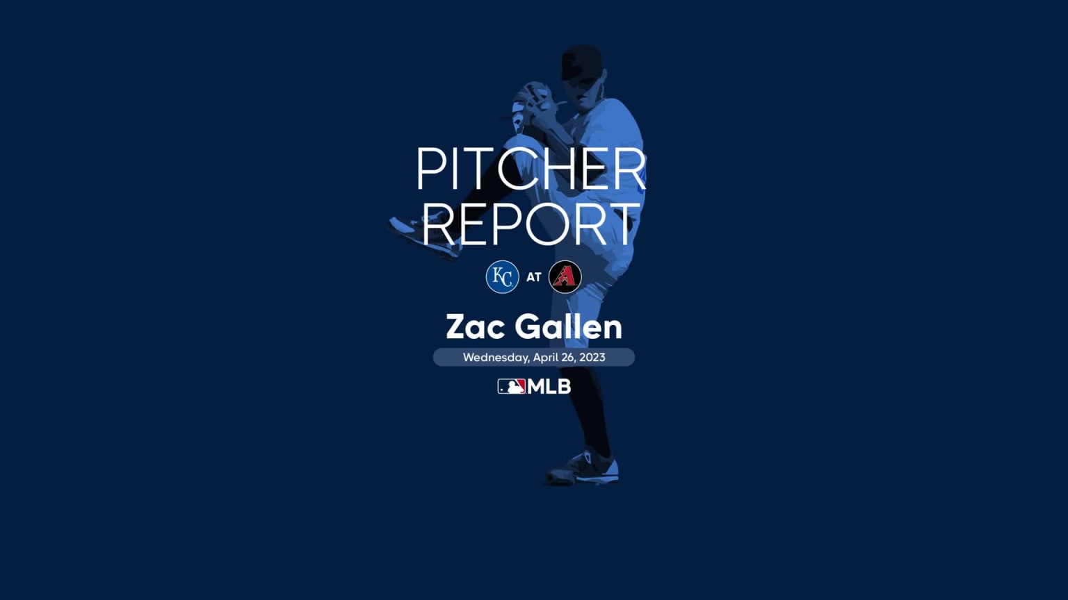 Zac Gallen's outing against the Royals 04/26/2023 Arizona Diamondbacks