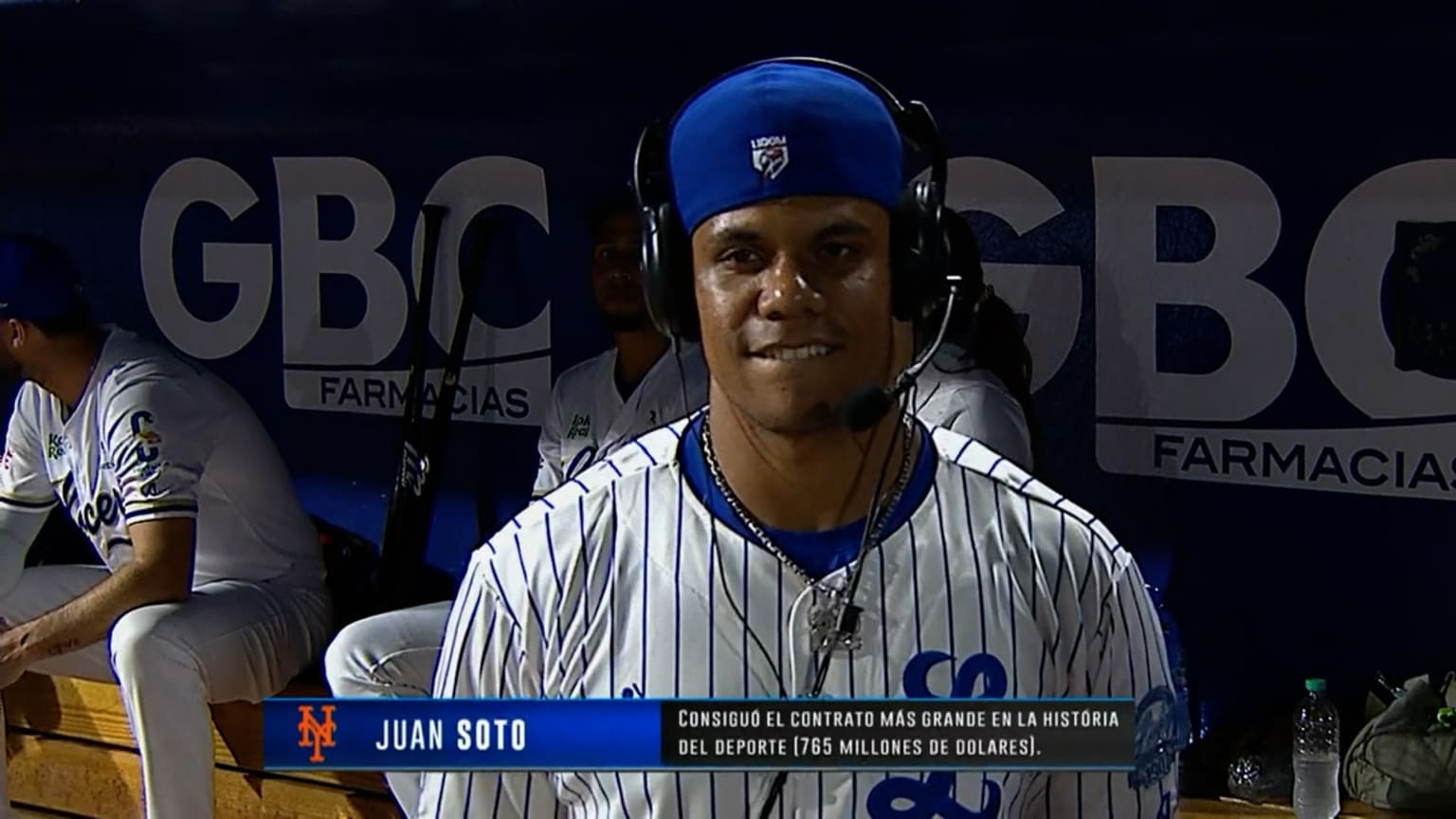 Juan Soto joins the LIDOM broadcast 01/08/2025 New York Mets
