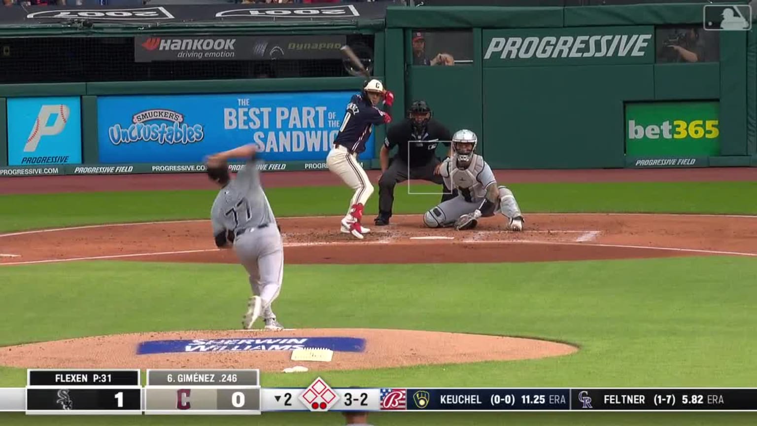 Andrés Giménez's double in the 2nd | 07/02/2024 | Cleveland Guardians