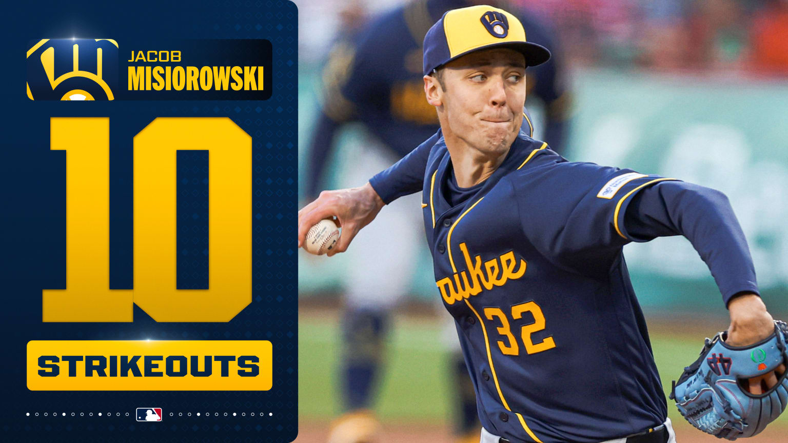 Jacob Misiorowski's 10 strikeouts | 04/07/2026 | Milwaukee Brewers