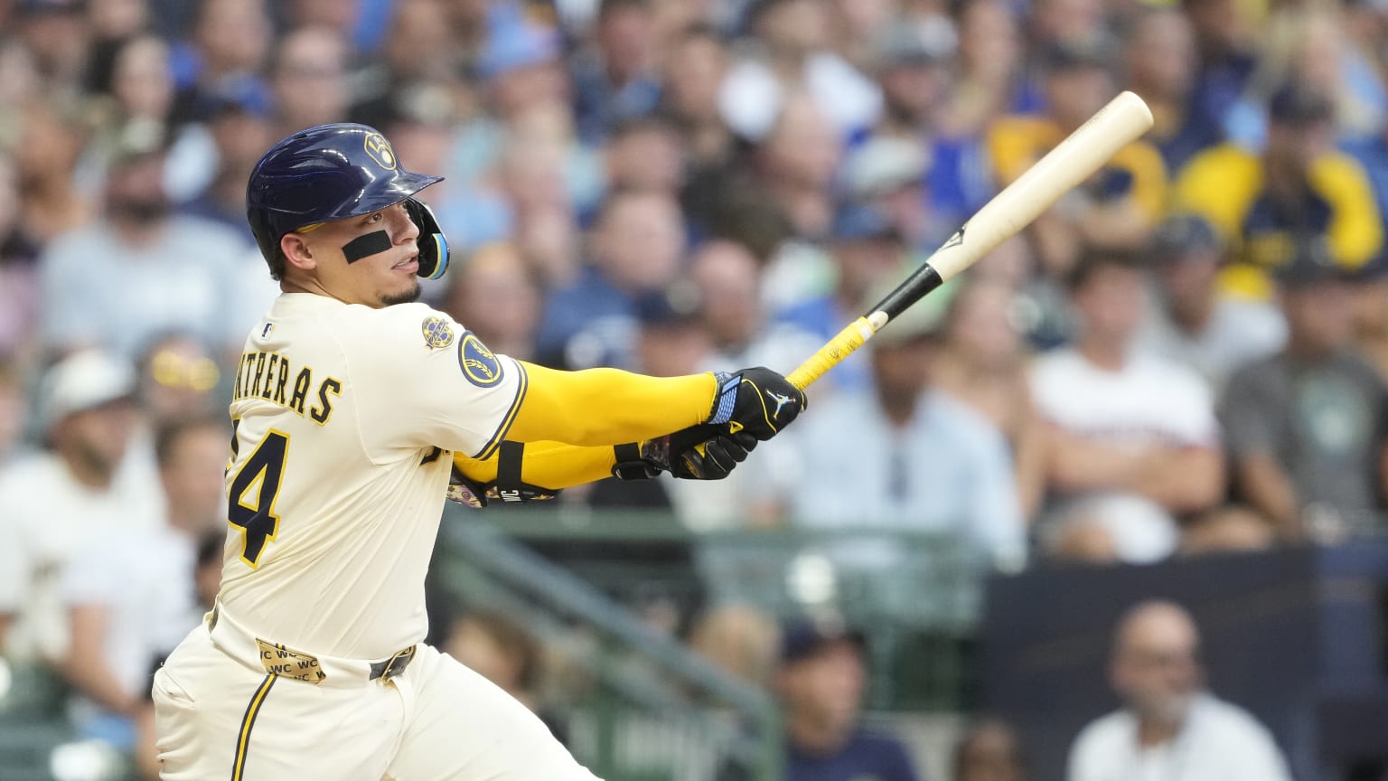 William Contreras' RBI single | 08/12/2025 | Milwaukee Brewers