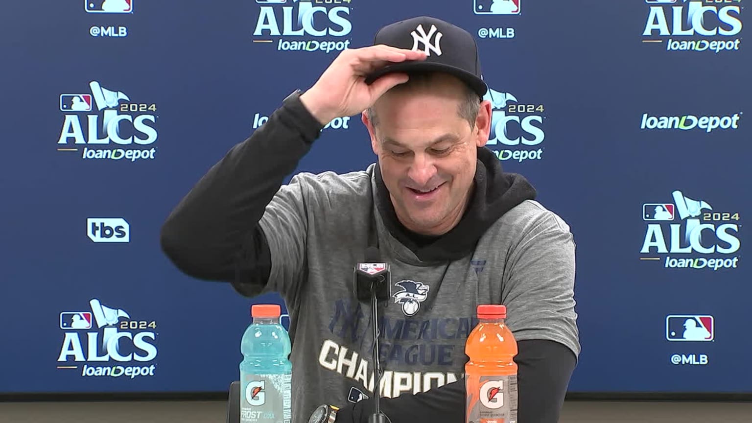 Aaron Boone on Yankees advancing to World Series 10/19/2024
