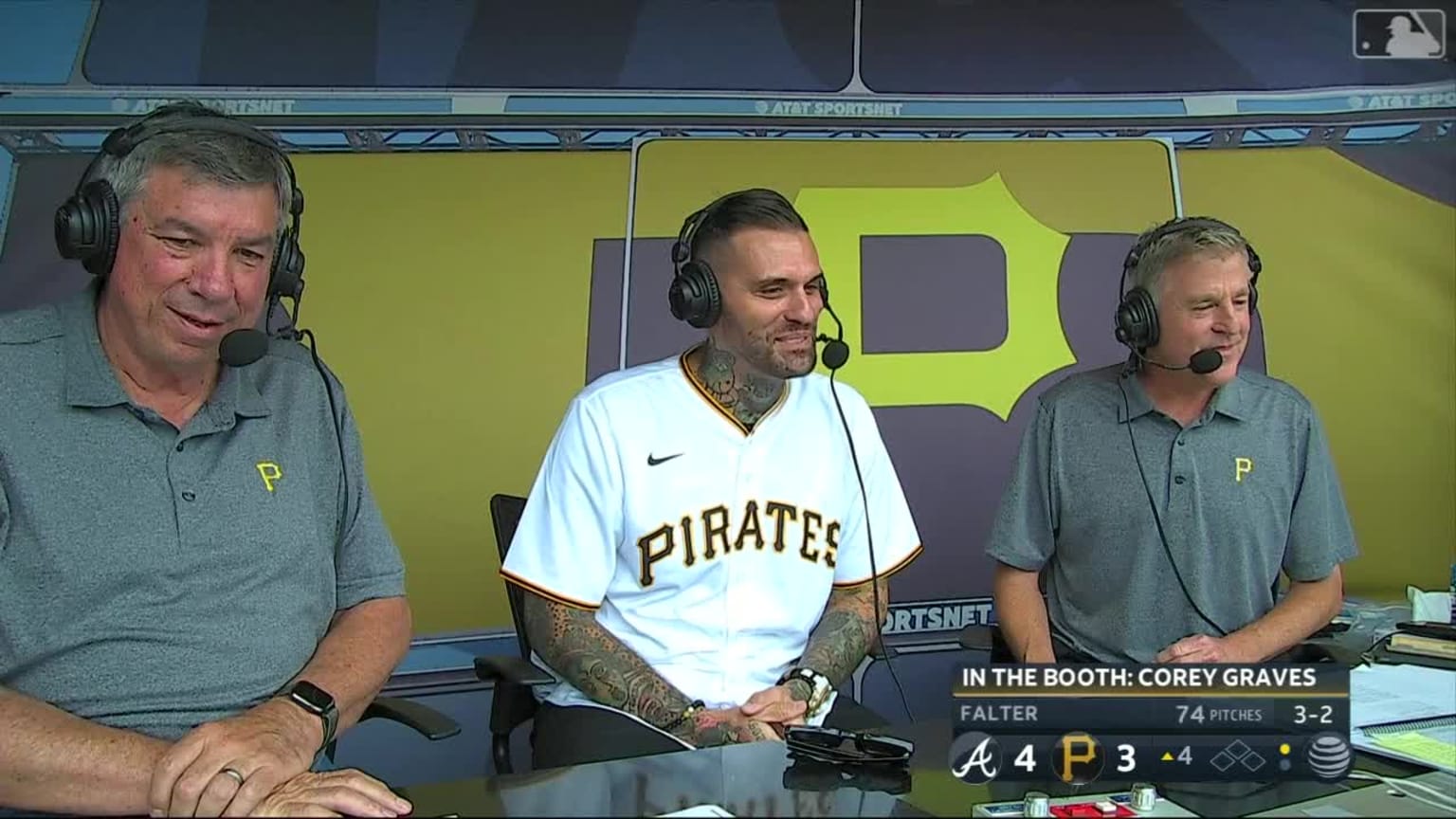 WWE announcer talks about his love for the Pirates  | 08/10/2023 | Pittsburgh Pirates