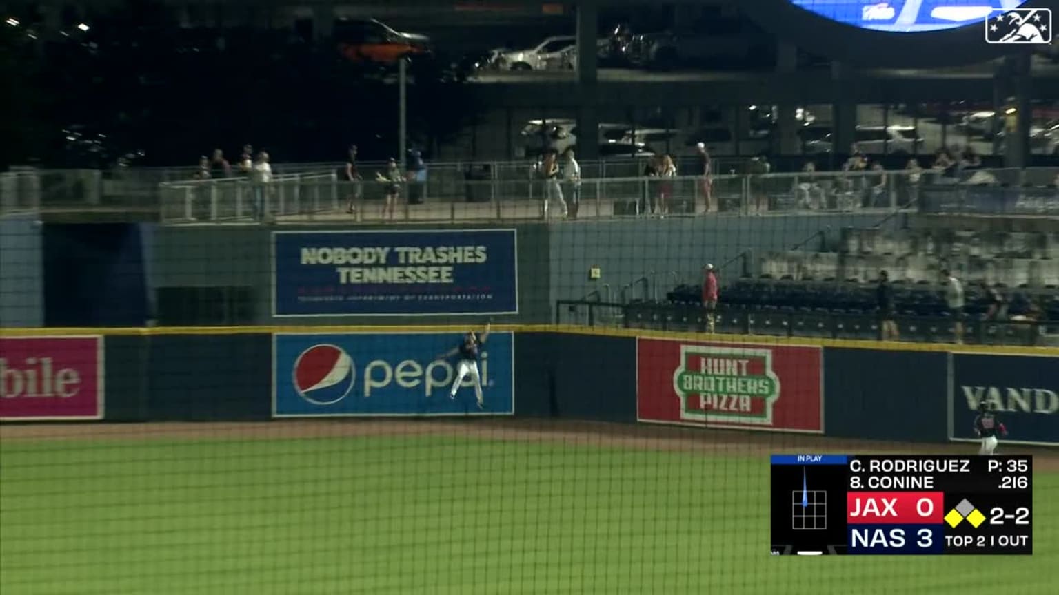 Joey Wiemer's leaping grab | 09/21/2023 | MLB.com