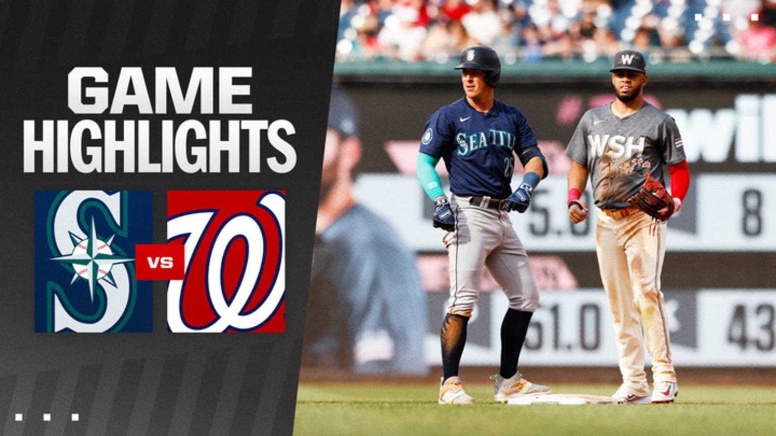 Mariners vs. Nationals Highlights 05/25/2024 Seattle Mariners