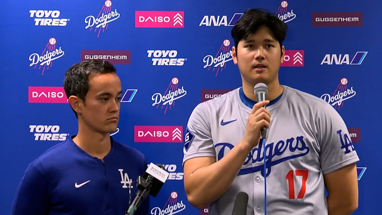 Shohei Ohtani discusses historic game