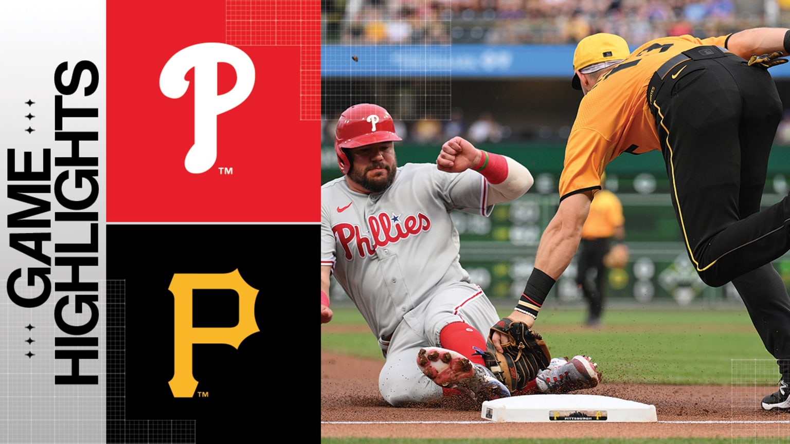 Phillies vs. Pirates Highlights 07/28/2023 Philadelphia Phillies