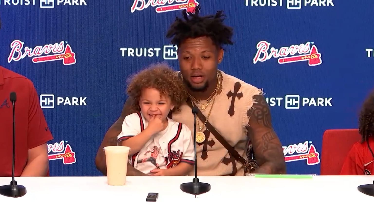 Ronald Acuna on his great throw, having confidence | 07/18/2025 | MLB.com