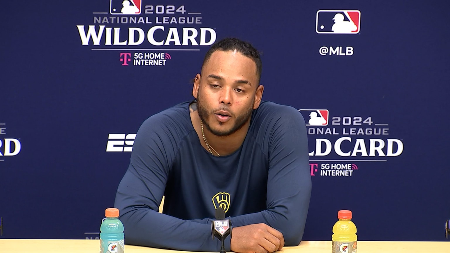 Freddy Peralta on the anticipation of the playoffs 09/30/2024