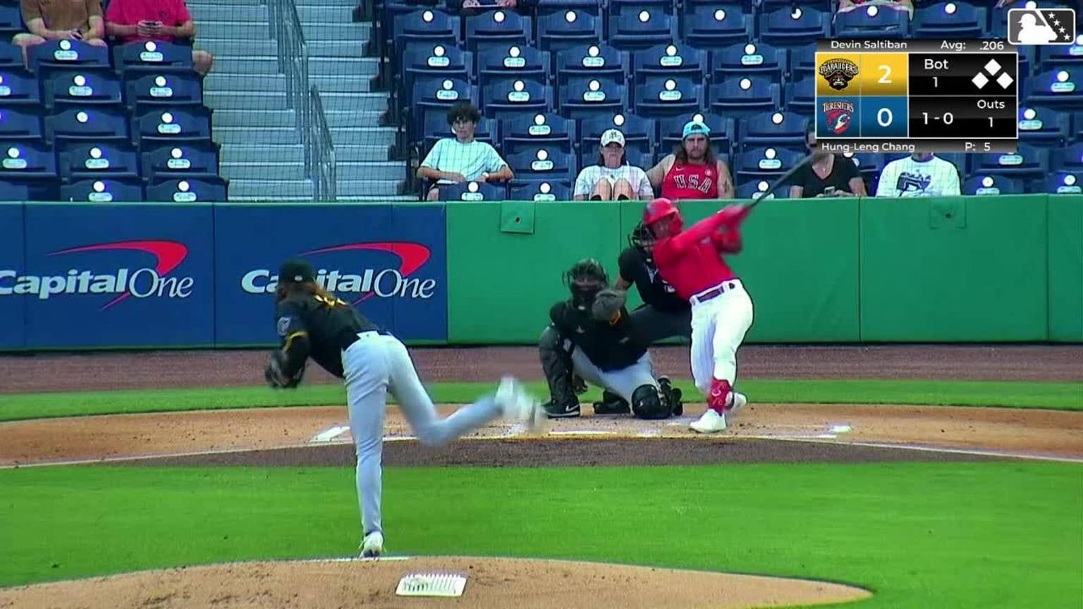 Phillies No. 6 prospect Devin Saltiban's solo homer | 06/27/2024