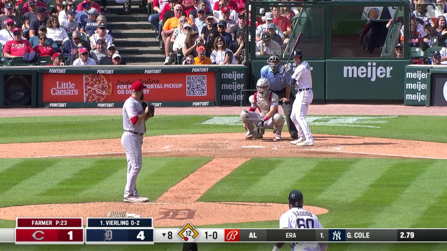 Matt Vierling belts a grand slam | 09/14/2023 | Detroit Tigers