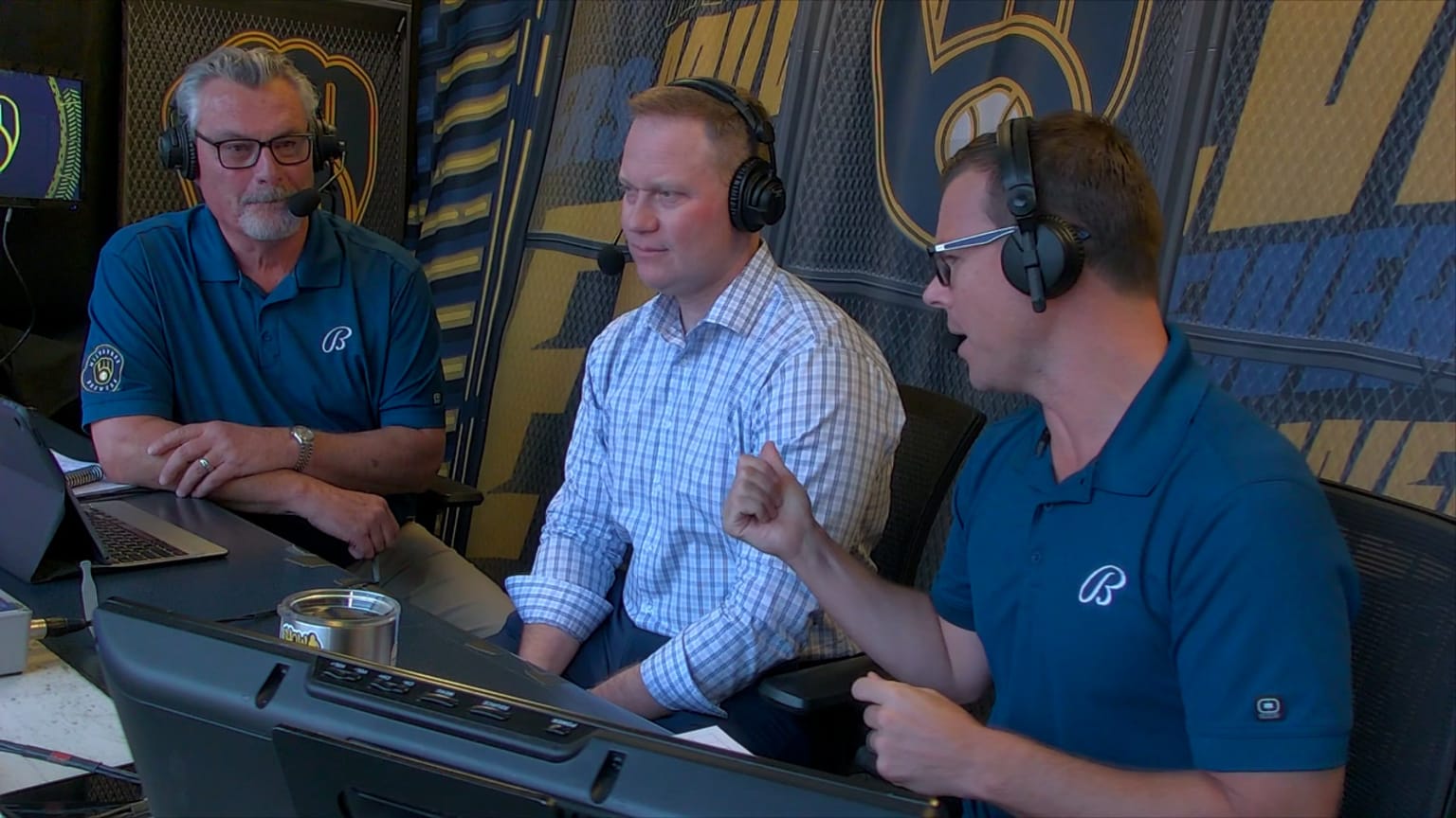 Brewers broadcast interviews Matt Arnold during game | 07/25/2023 ...