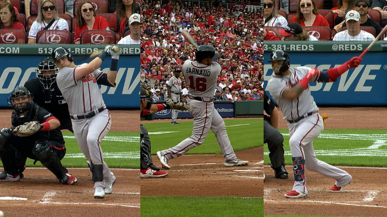 Braves score five in the 1st 06/23/2023 Atlanta Braves