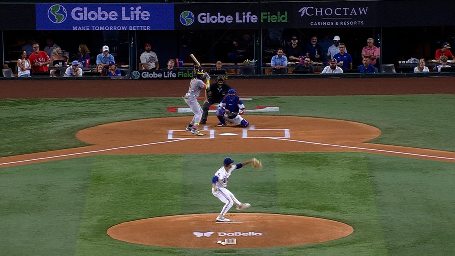 Jack Leiter strikes out Lawrence Butler | 07/21/2025 | Texas Rangers